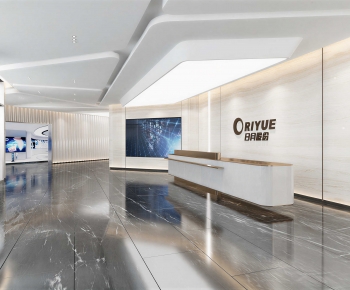 Modern Office Reception Desk-ID:636648891