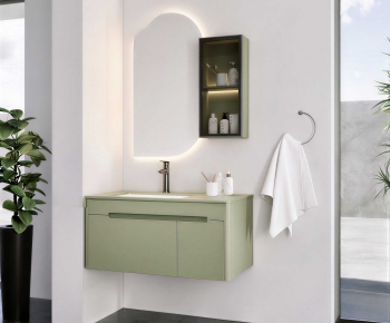 Modern Bathroom Cabinet-ID:375222929