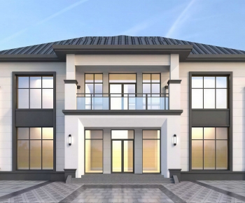 New Chinese Style Detached Villa-ID:862032895