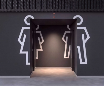 Modern Public Toilet-ID:349968918