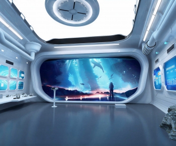 Modern Exhibition Hall-ID:603547106