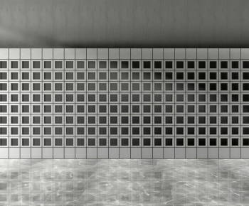 Modern Cement Brick Screen Partition-ID:420550112