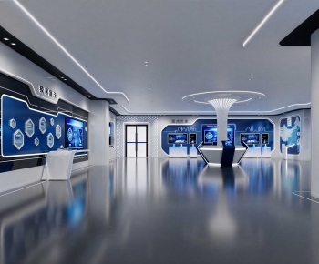 Modern Exhibition Hall-ID:139878037