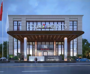 Modern Facade Element-ID:614259007