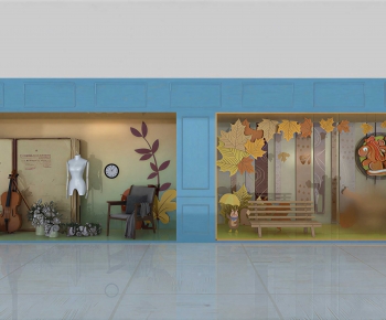 Modern Facade Element-ID:143117909