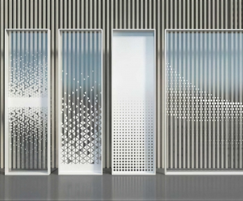 Modern Glass Screen Partition-ID:710243944