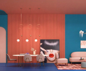 Modern A Living Room-ID:158884052