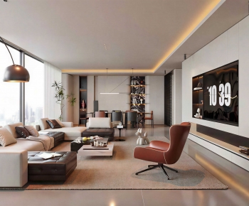 Modern A Living Room-ID:982089021