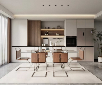 Modern Dining Table And Chairs-ID:206038004