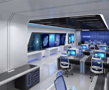 Modern Exhibition Hall-ID:845978022