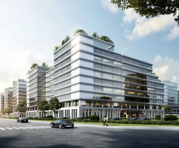 Modern Appearance Of Commercial Building-ID:349184048