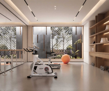 Modern Home Fitness Room-ID:889429097