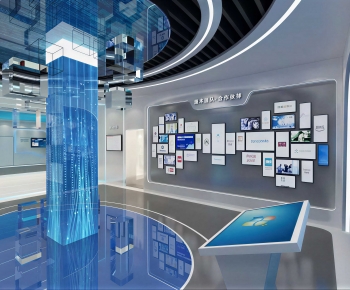 Modern Exhibition Hall-ID:452884918