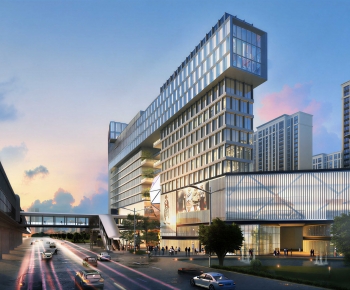 Modern Appearance Of Commercial Building-ID:496043923