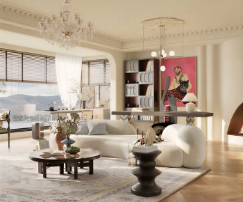 Modern A Living Room-ID:785899278