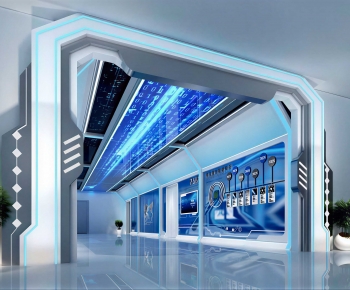 Modern Exhibition Hall-ID:775552032
