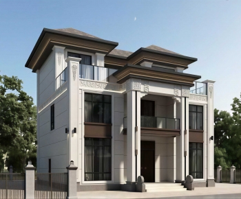 New Chinese Style Detached Villa-ID:928317071