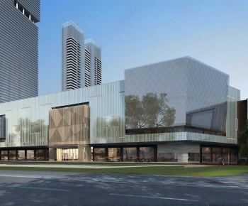 Modern Appearance Of Commercial Building-ID:591459992