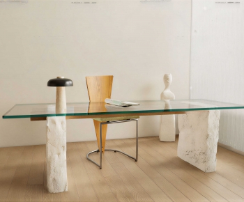 Modern Computer Desk And Chair-ID:121404897