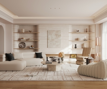 Modern A Living Room-ID:672950986