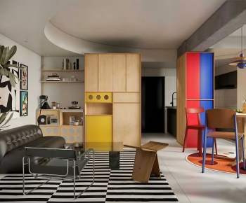 Modern A Living Room-ID:856925017