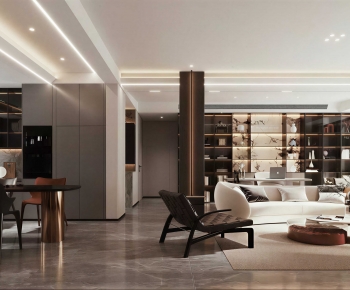 Modern A Living Room-ID:756153114