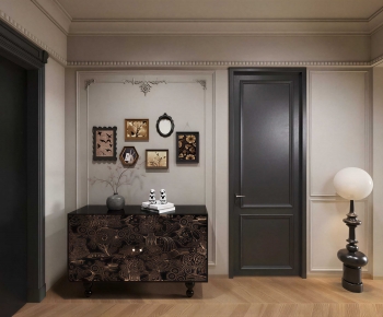 French Style Entrance Cabinet-ID:140130543