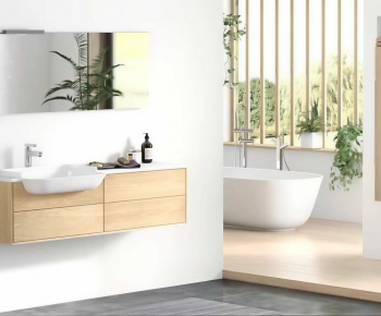 Modern Bathroom Cabinet-ID:735878947