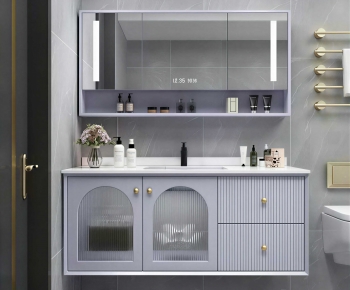 Modern Bathroom Cabinet-ID:491401913