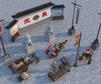 Chinese Style Garden-ID:482010893