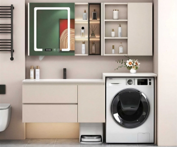 Modern Laundry Cabinet-ID:274629121
