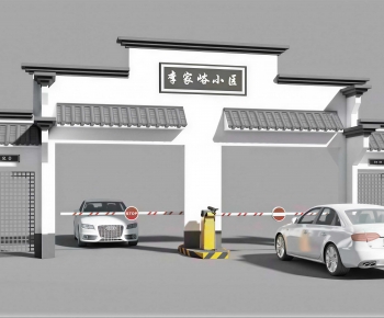 New Chinese Style Gate-ID:762865073