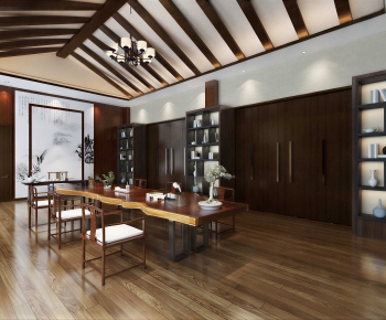 New Chinese Style Tea House-ID:130896098