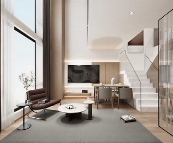 Modern A Living Room-ID:585149052