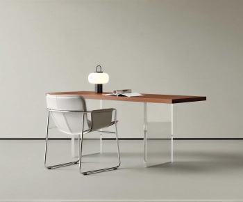 Modern Computer Desk And Chair-ID:558307892