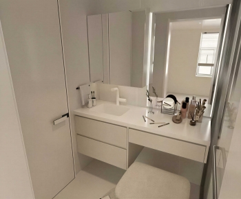Modern Bathroom Cabinet-ID:598762047