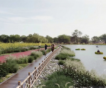 Modern Park Landscape-ID:977799893