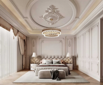 Simple European Style Bedroom-ID:483517893