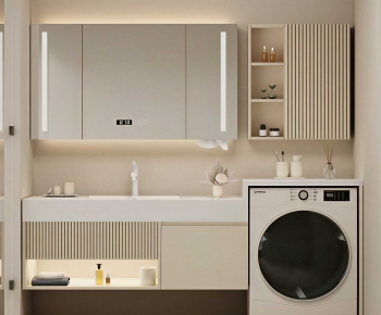 Modern Bathroom Cabinet-ID:676573042