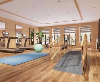 Modern Home Fitness Room-ID:583432911