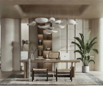 Modern Computer Desk And Chair-ID:116429093