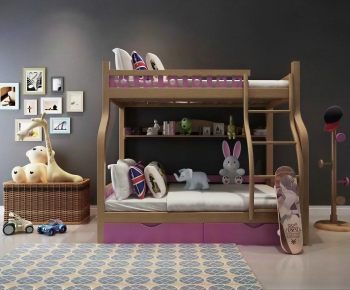 Modern Bunk Bed-ID:112278942
