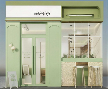 Modern Facade Element-ID:527560958