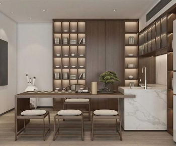 New Chinese Style Tea Tables And Chairs-ID:655308012