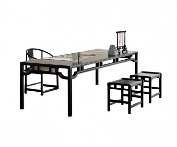 New Chinese Style Tea Tables And Chairs-ID:599014046