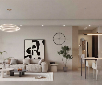 Modern A Living Room-ID:462635996