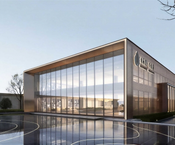 Modern Building Appearance-ID:654399456