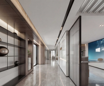 Modern Corridor/elevator Hall-ID:223145012