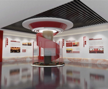 Modern Exhibition Hall-ID:725047119