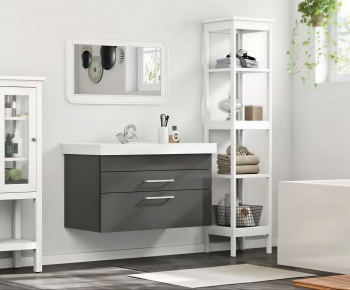 Modern Bathroom Cabinet-ID:835320948
